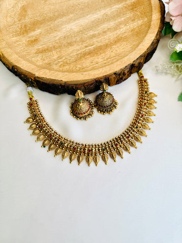 Beautiful Necklace Set with Jhumki Earrings