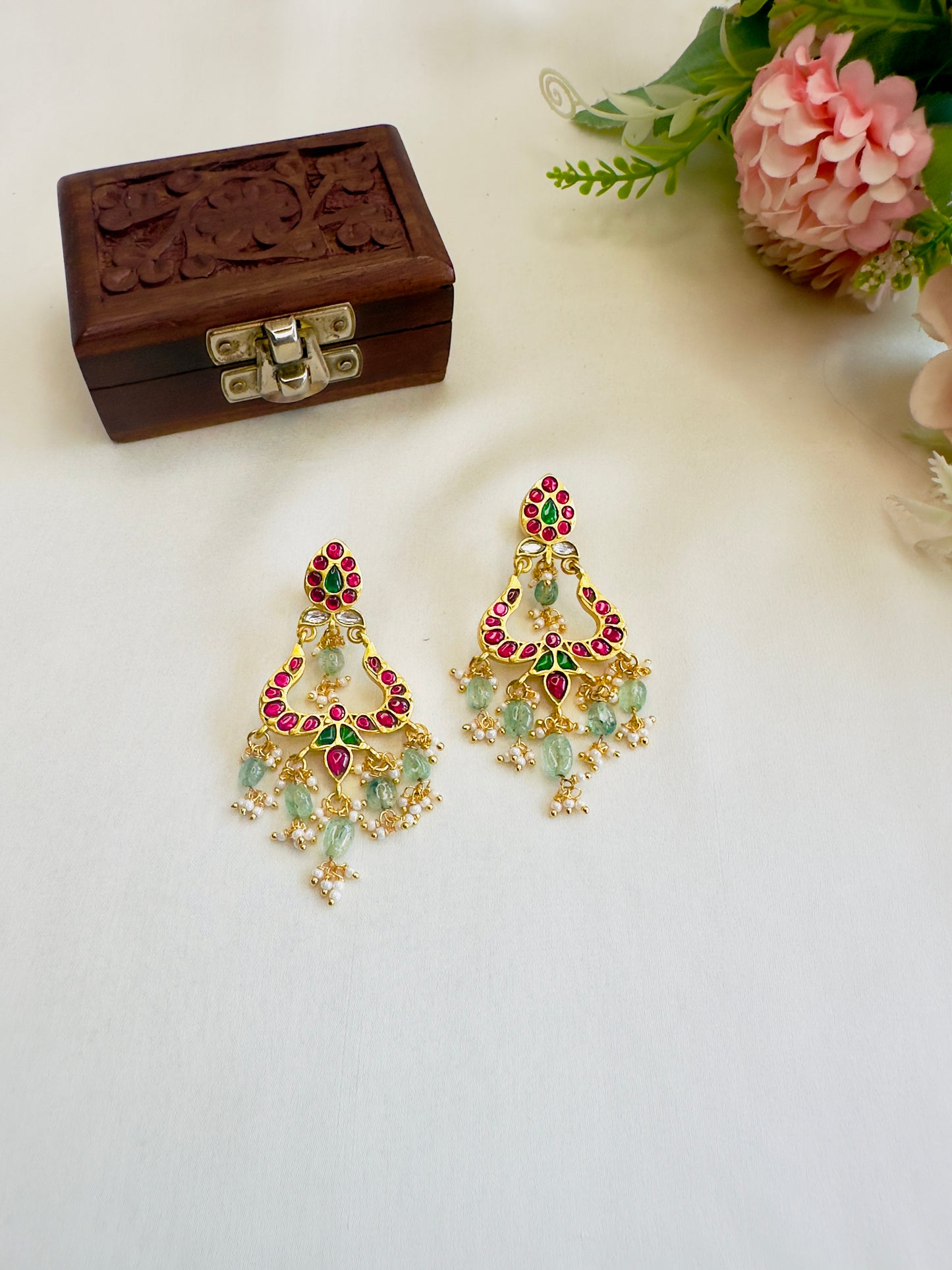 Jadau Multicolor Danglers