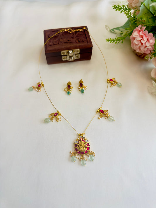 Invisible Jadau Necklace