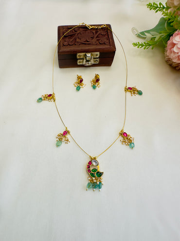 Invisible Jadau Necklace