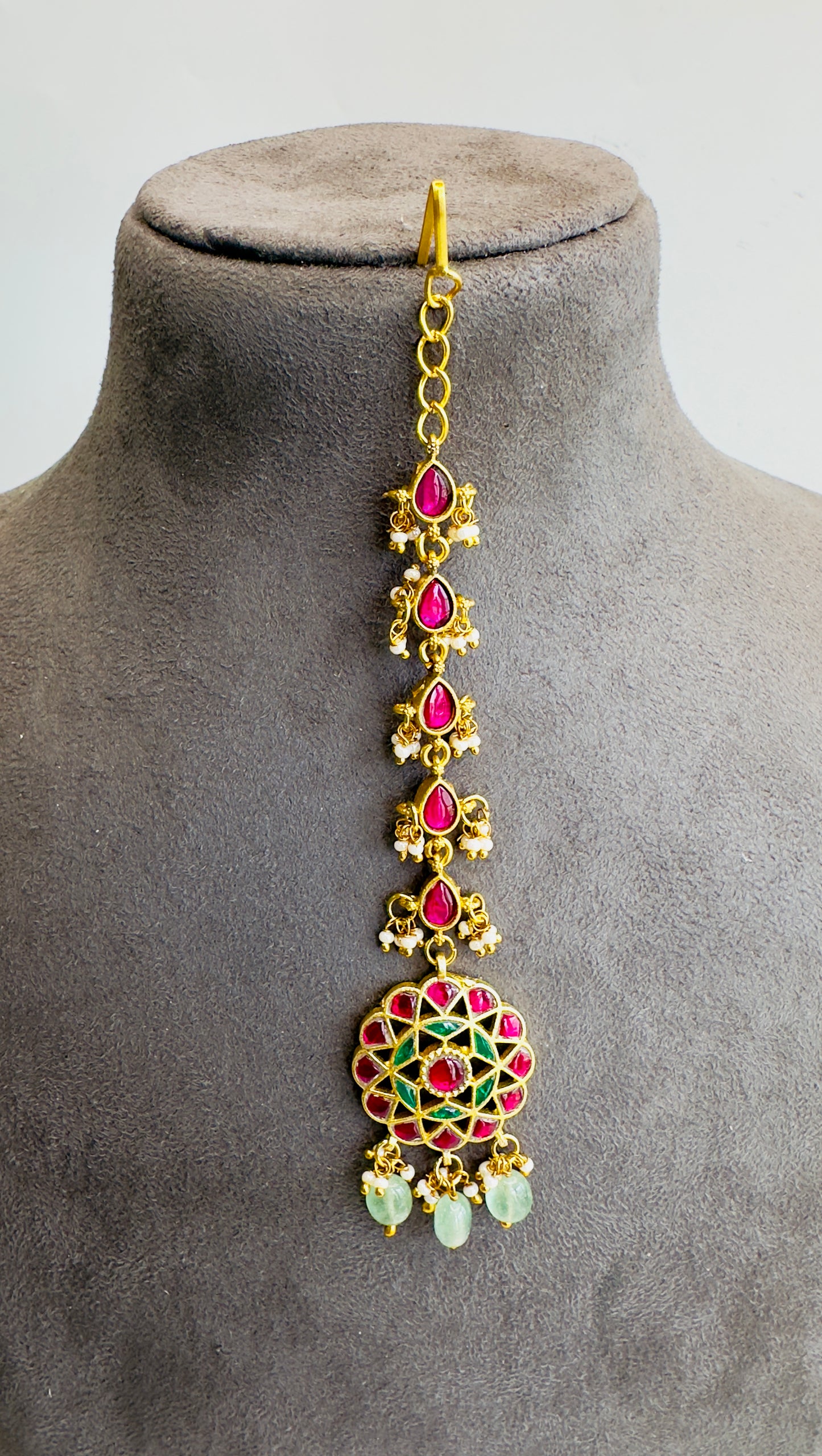 Multicolor Jadau Mangtika