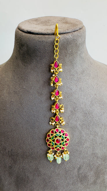 Multicolor Jadau Mangtika