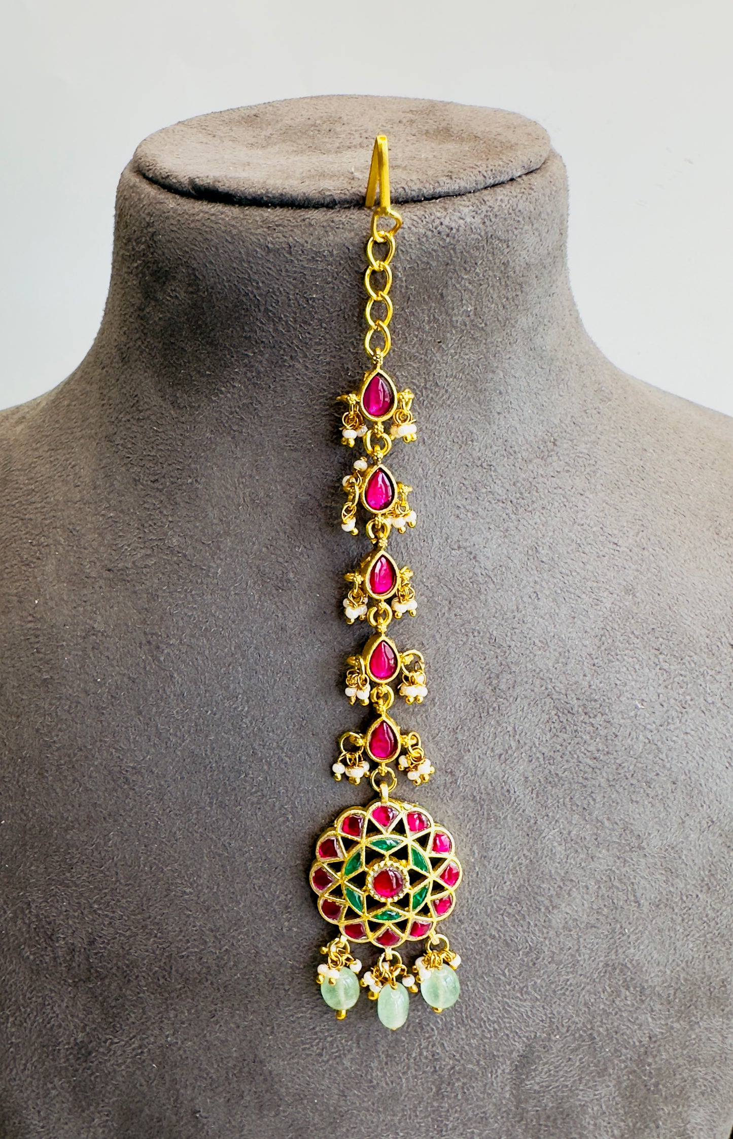 Multicolor Jadau Mangtika