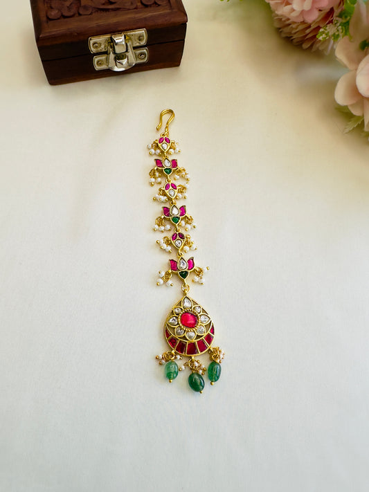 Drop shape Jadau Mangtika