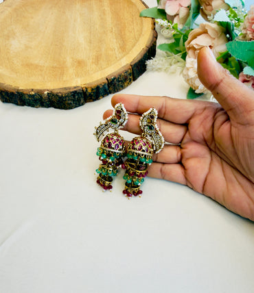 Multilayer Jhumki Earrings