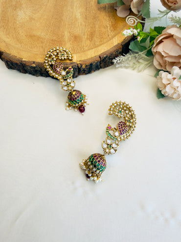 Mehandi Polish Multicolor Ear cuff