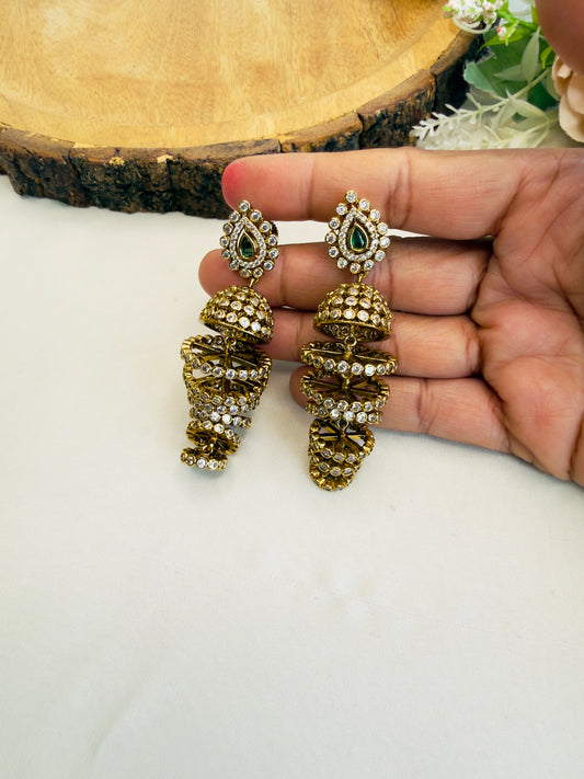 Seven Layer Jhumka Earrings
