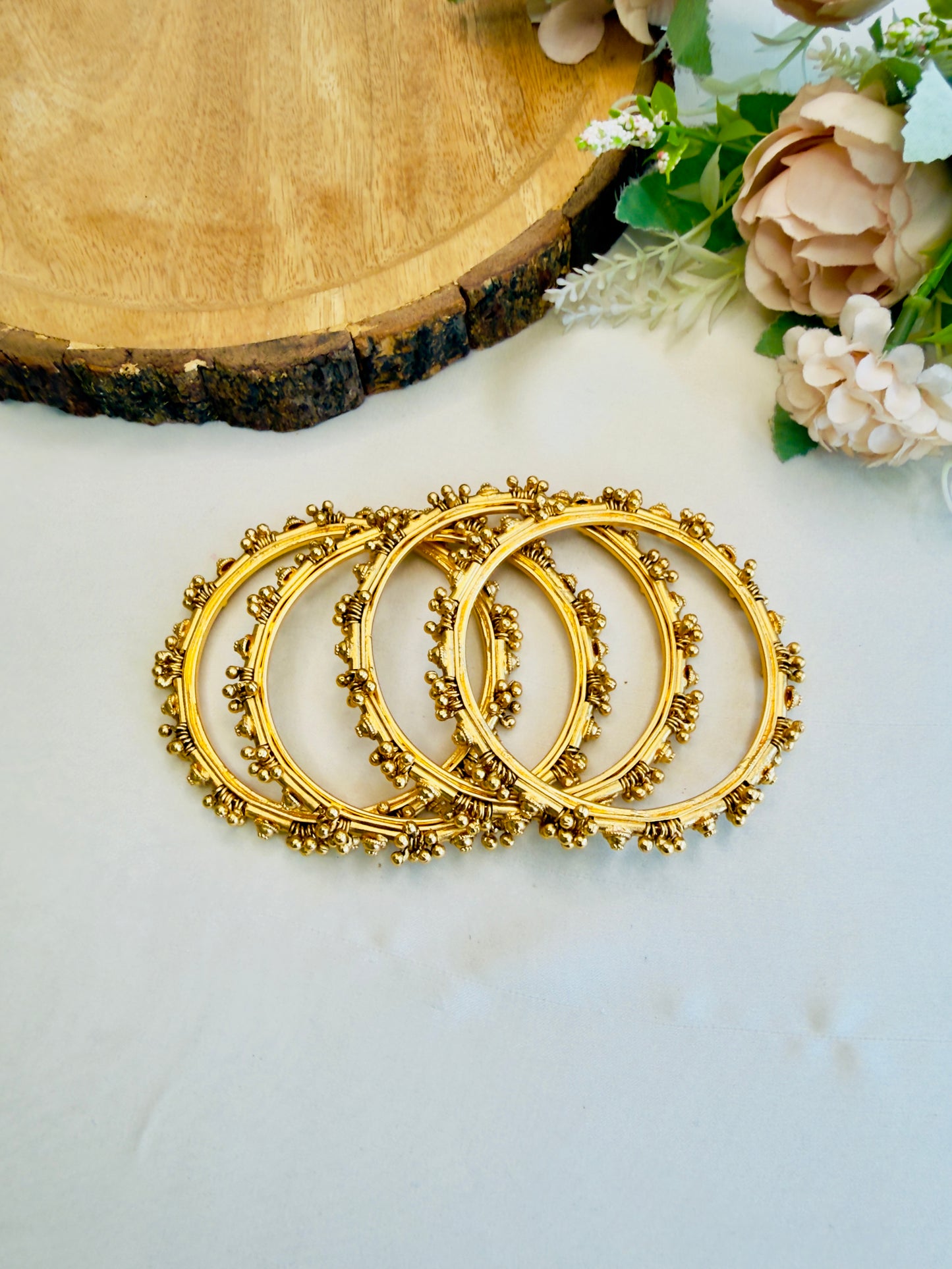 Set of Four Ghungroo Bangles