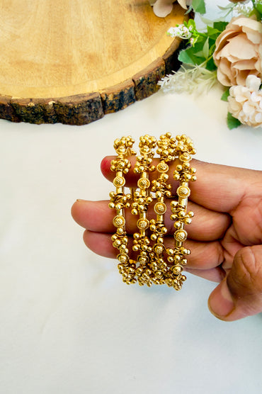 Set of Four Ghungroo Bangles