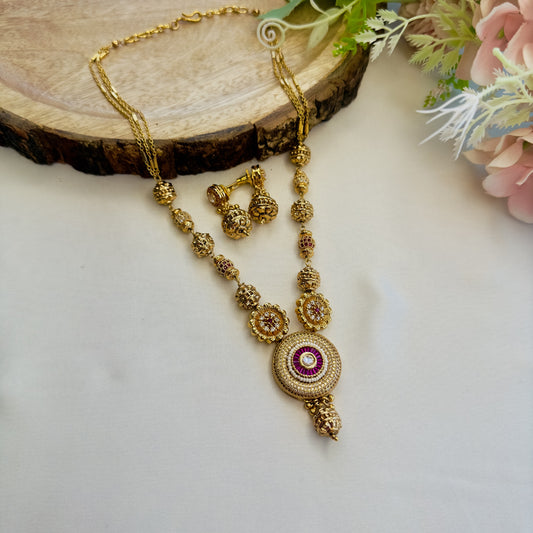 AD pendant Necklace Set