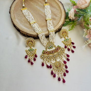 Multicolor Long Necklace Set