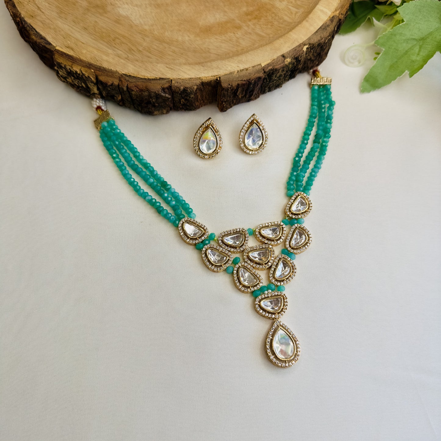 Moissanite Necklace Set