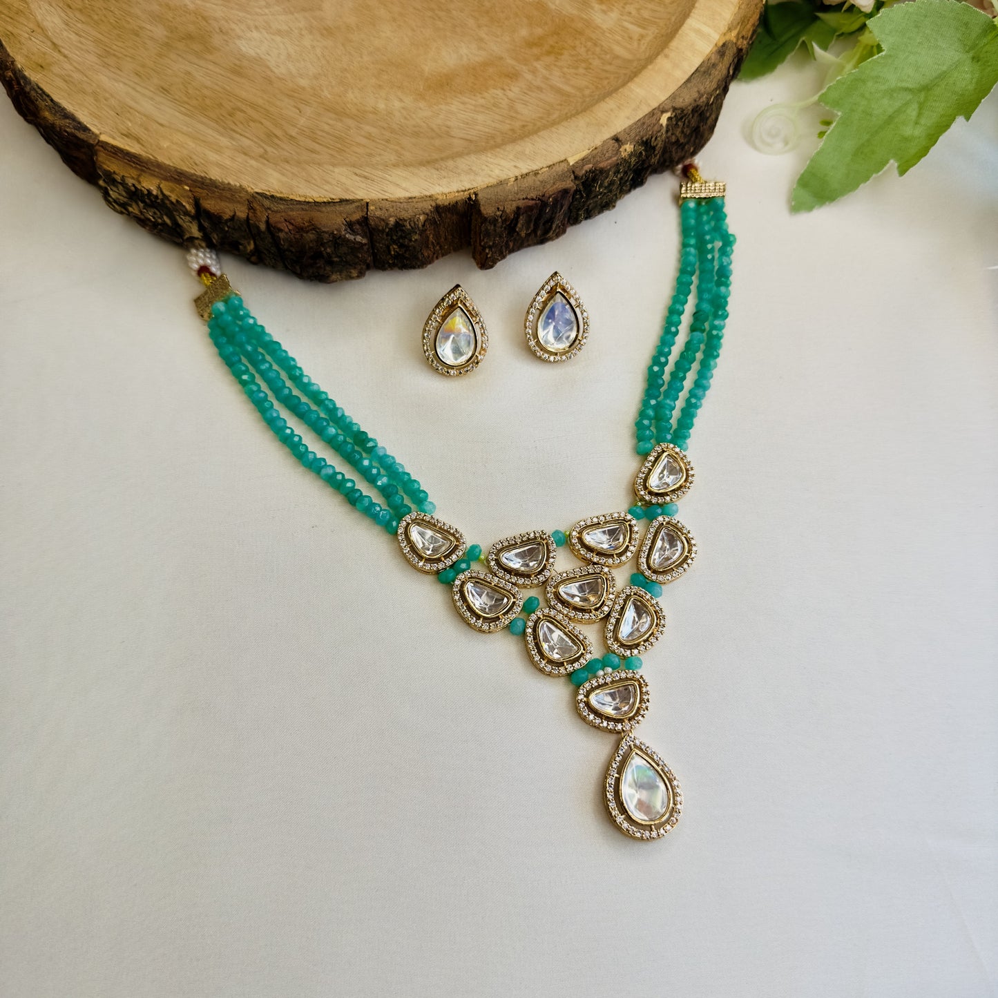 Moissanite Necklace Set