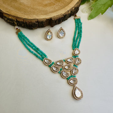 Moissanite Necklace Set