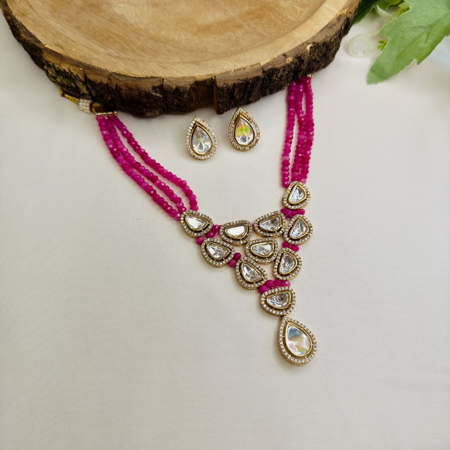 Moissanite Necklace Set