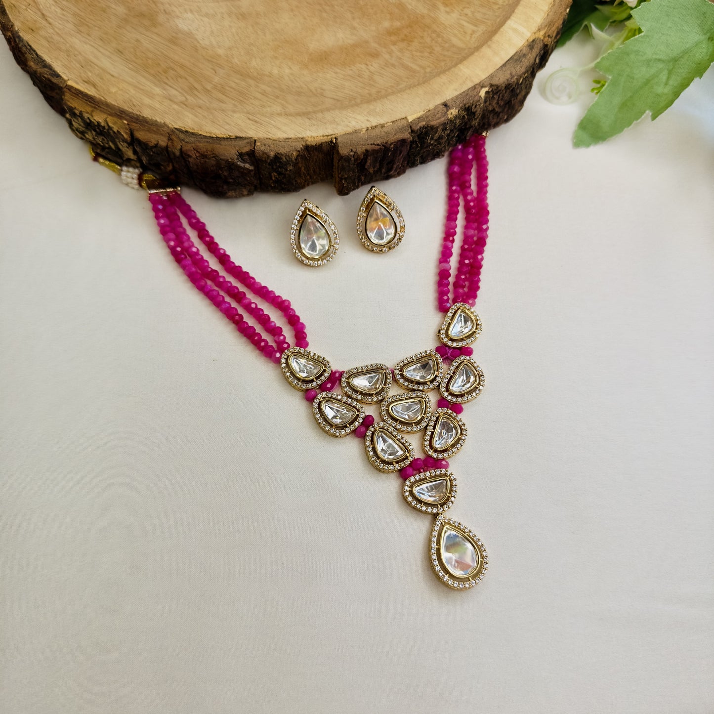 Moissanite Necklace Set