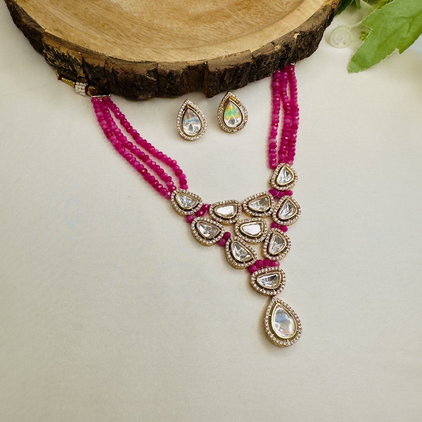 Moissanite Necklace Set