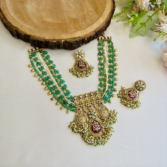 Heritage Rajwadi Necklace Set