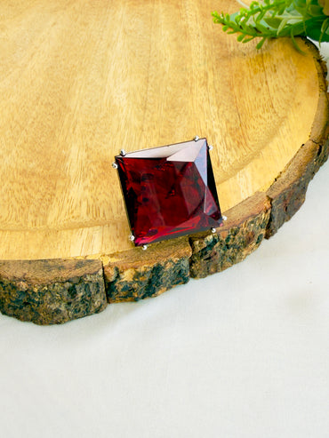 Doublet Single Stone Ring