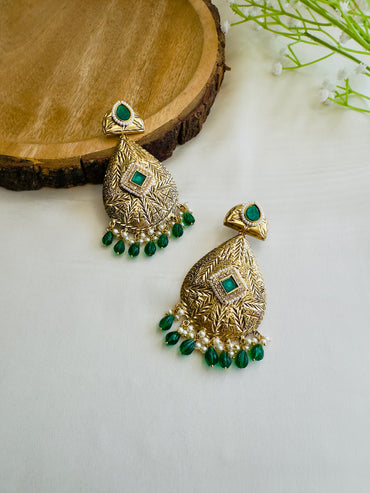 Leaf shape beautiful Silver Replica Dangler