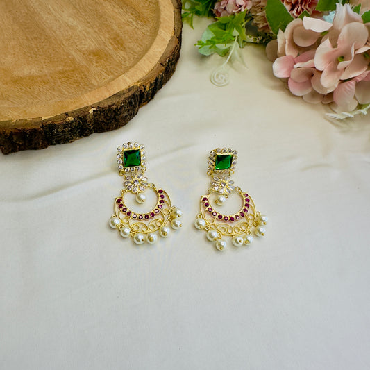 Multicolor Polki Daglers