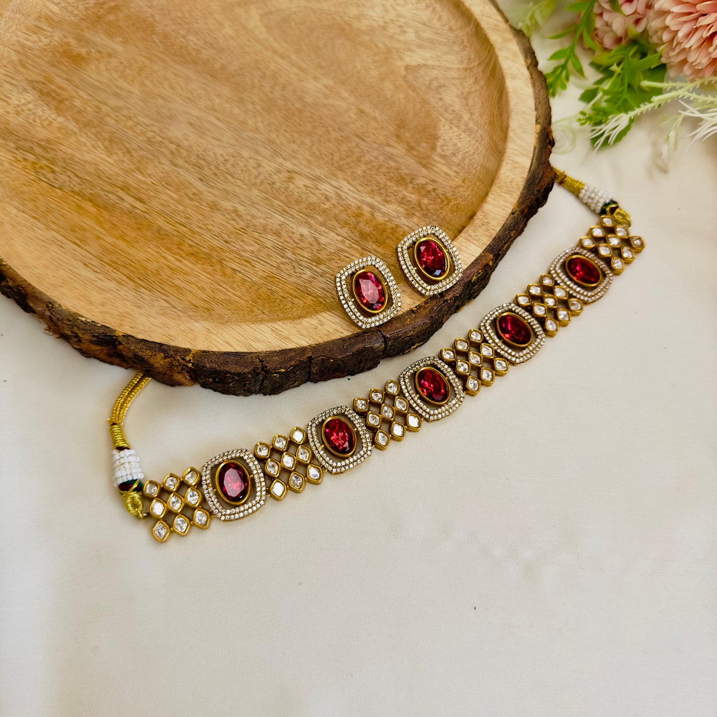 Moissanite Choker Set