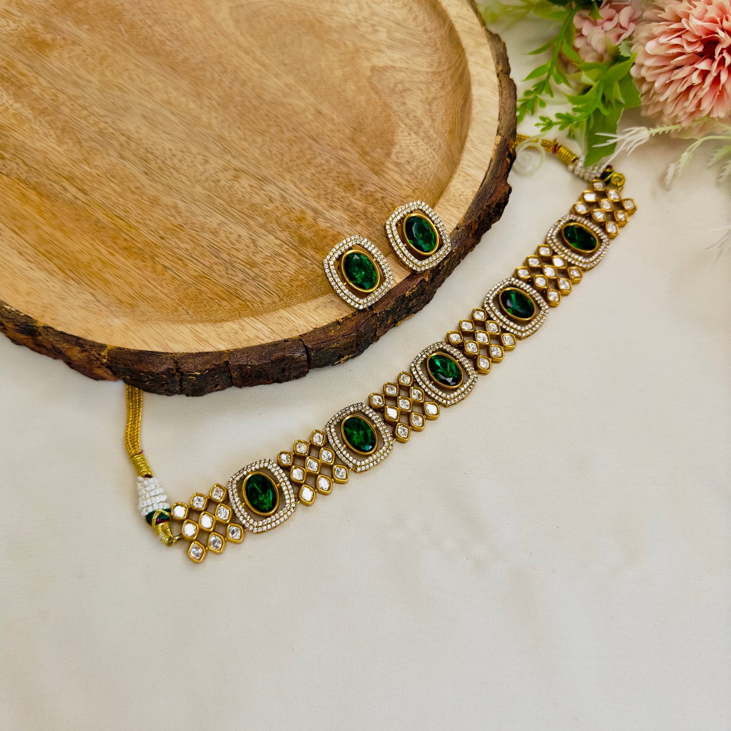 Moissanite Choker Set