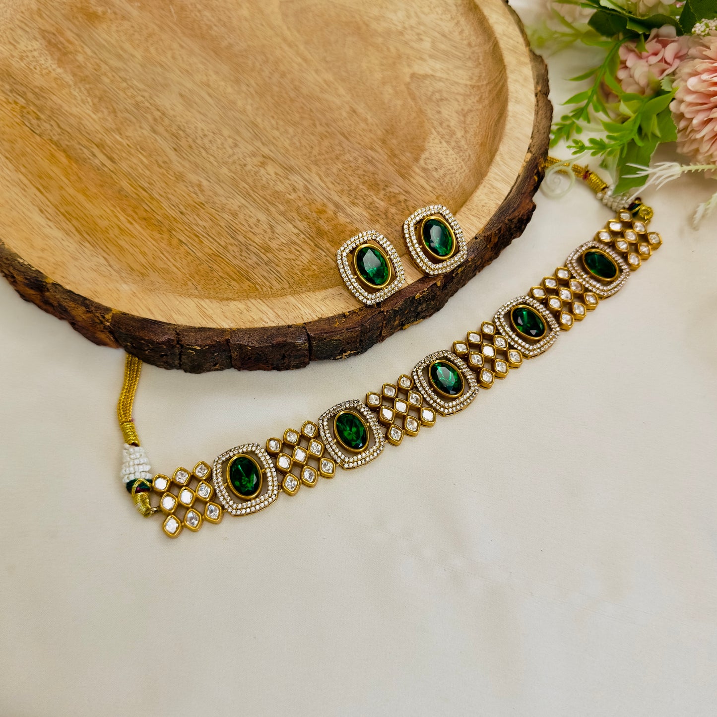 Moissanite Choker Set