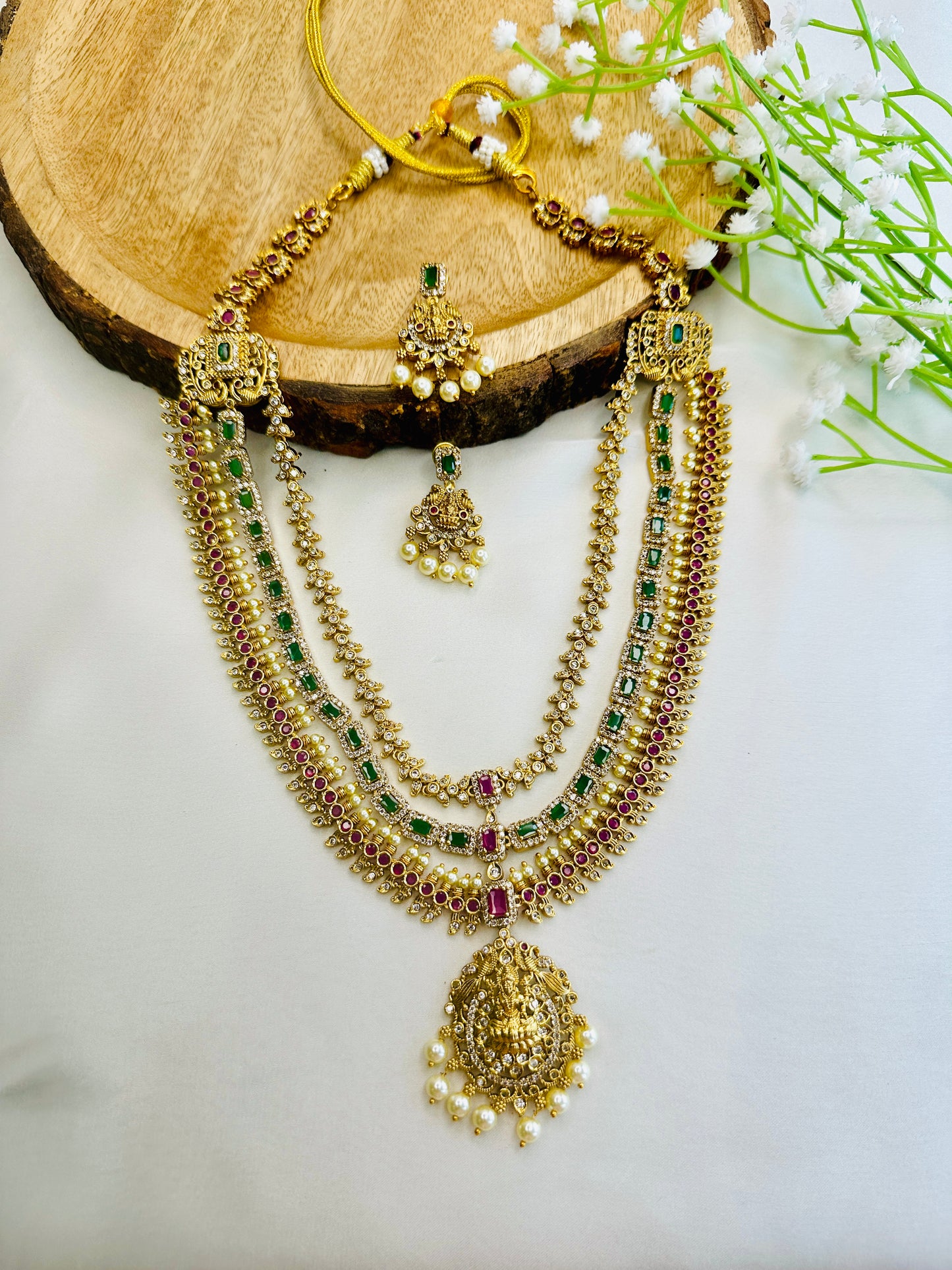 Temple Multilayer Necklace Set