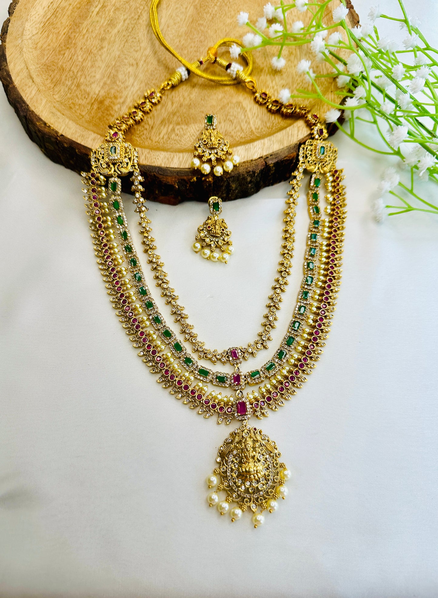 Temple Multilayer Necklace Set