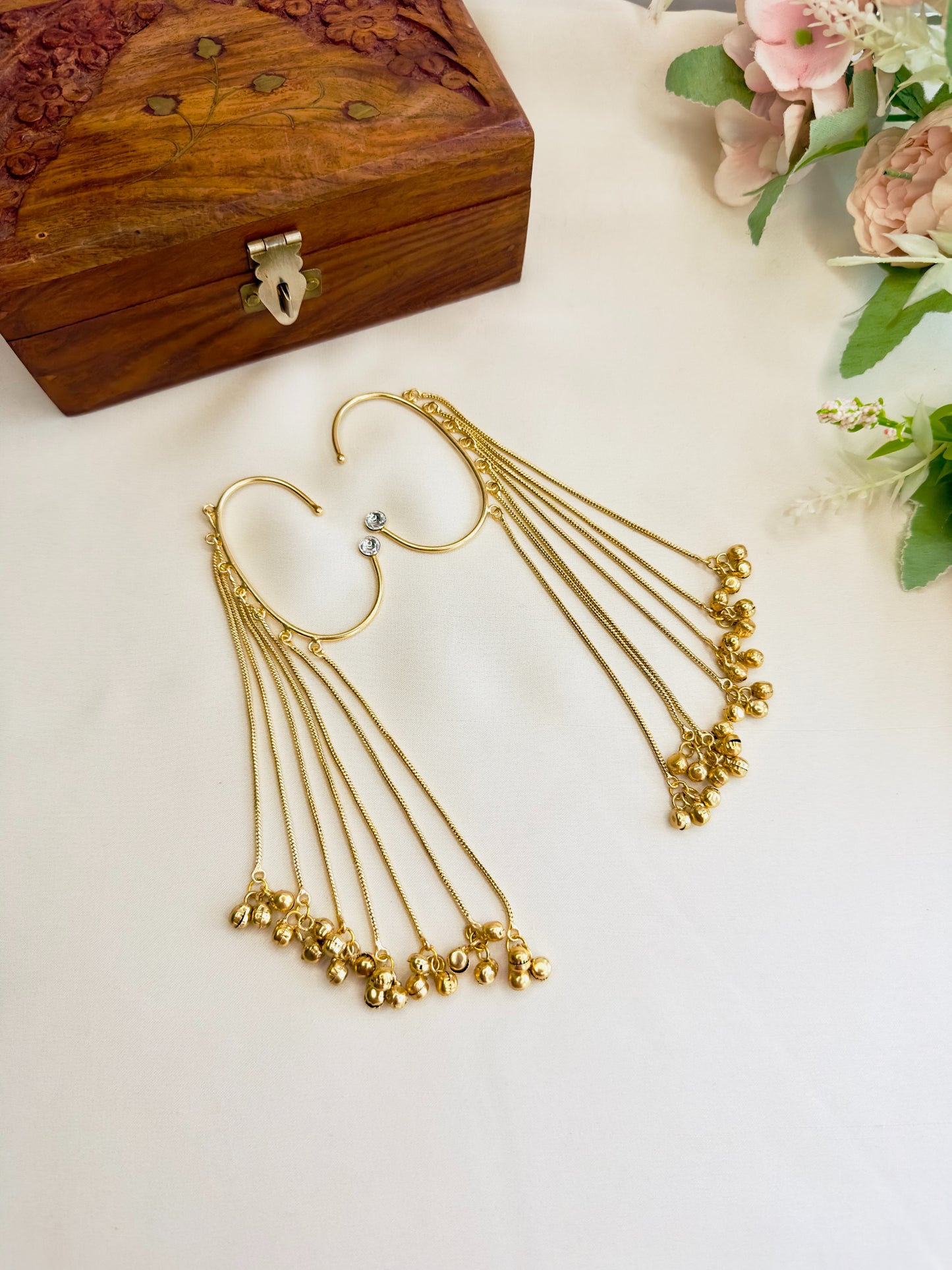 Ear cuff style Kashmiri Earrings
