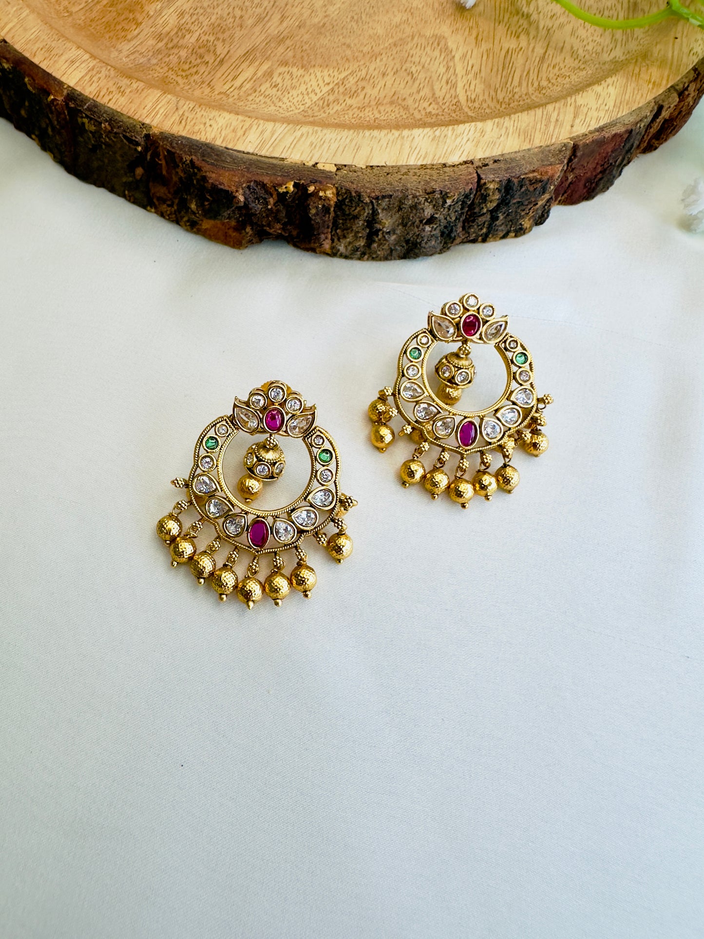 Chandbali Stud Earrings