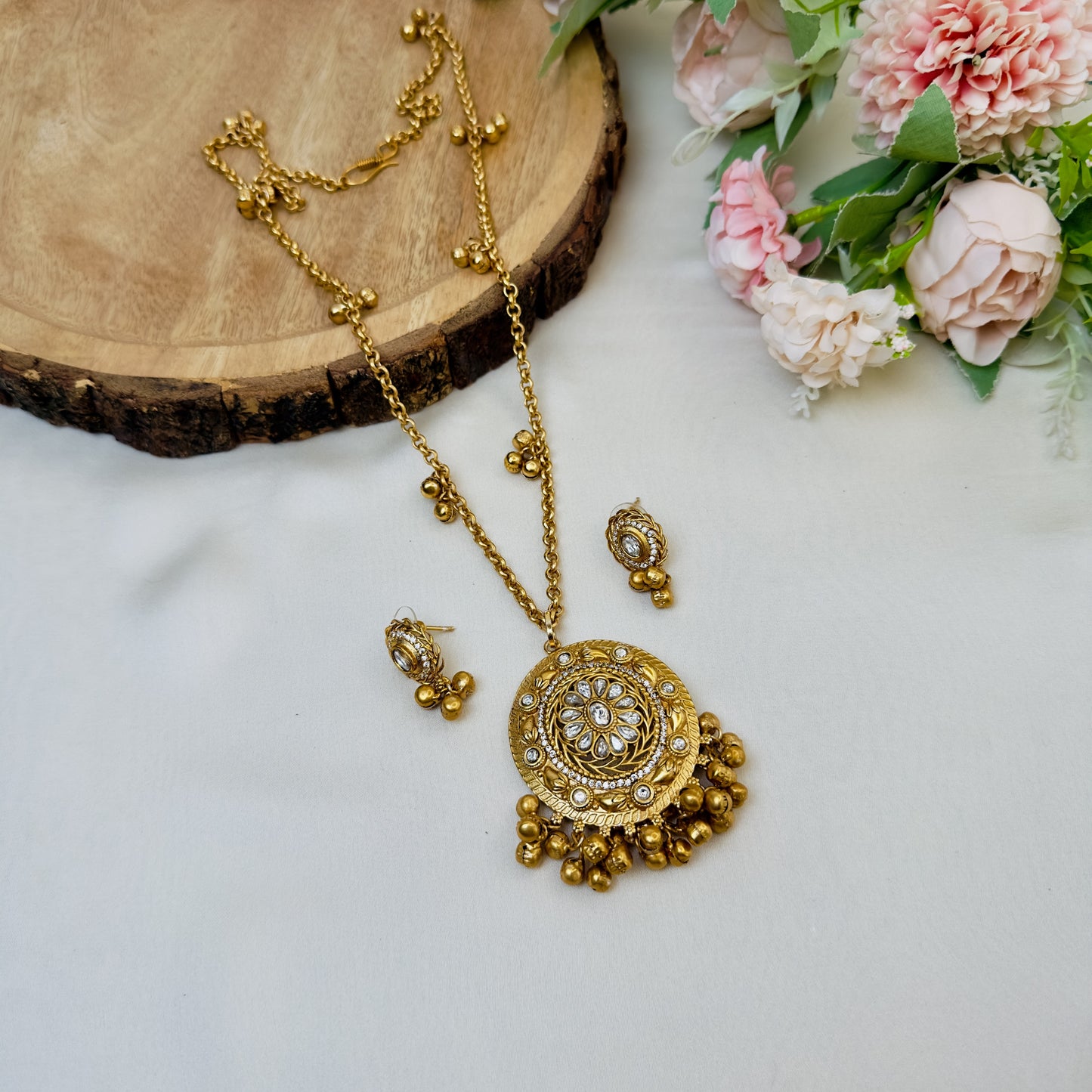 Ghungroo Mala Pendant Set