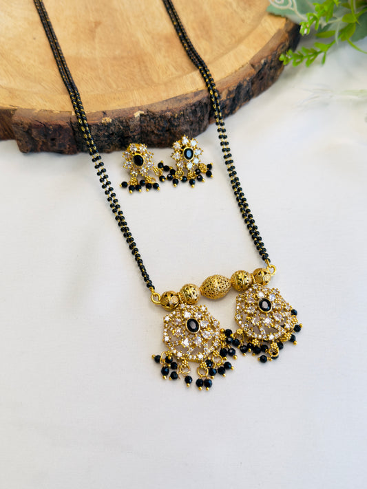 Black Hydro beads Magalsutra Set