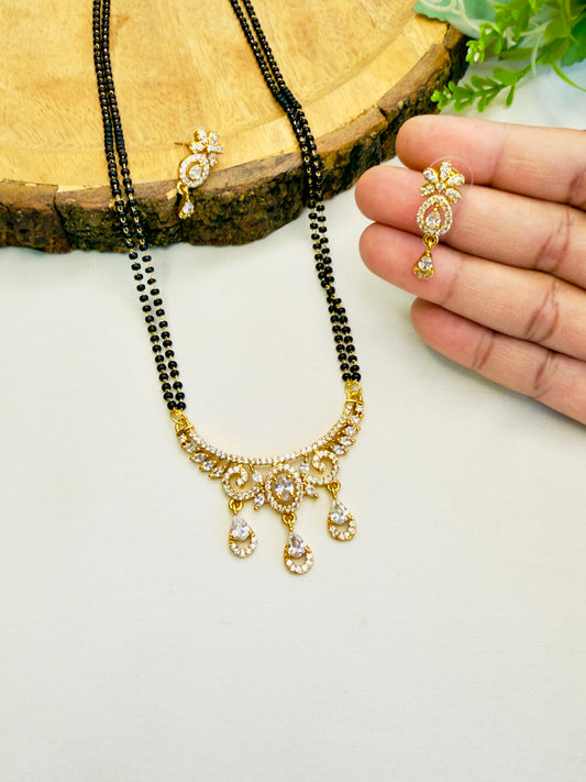 AD short Mangalsutra Set