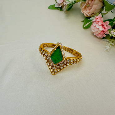 Real Moissanite 22 CT Gold plated Bracelet