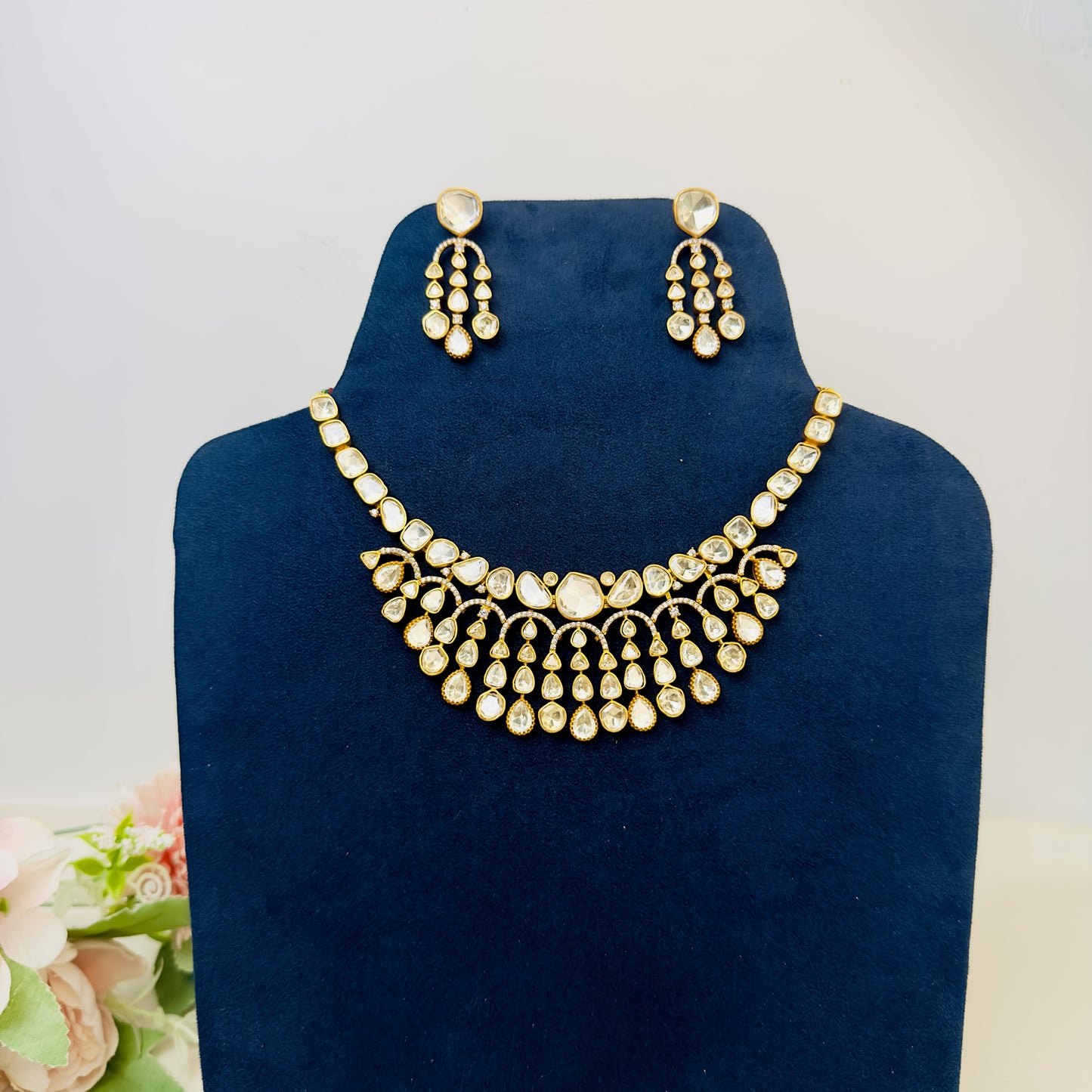 Premium Moissanite Necklace Set