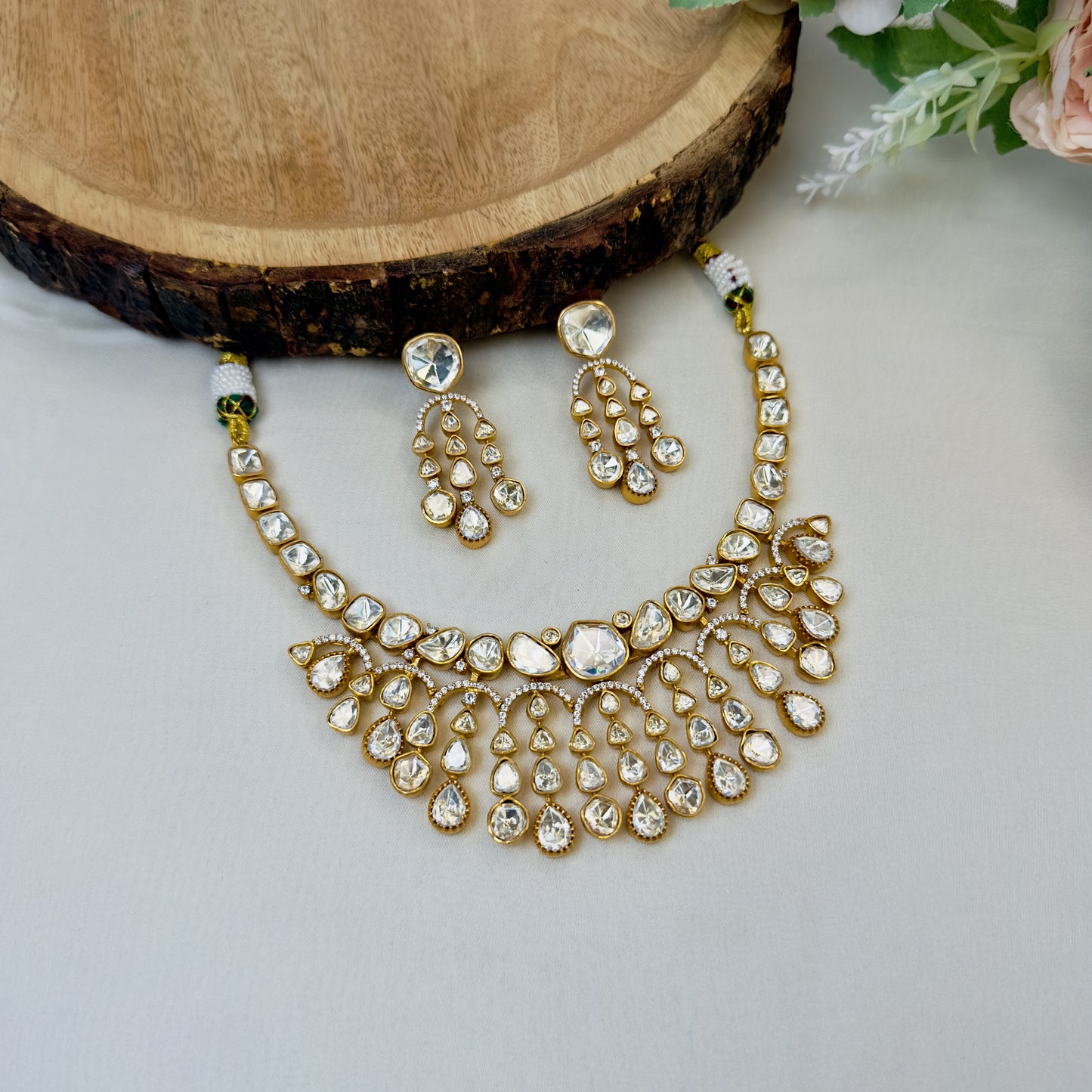 Premium Moissanite Necklace Set