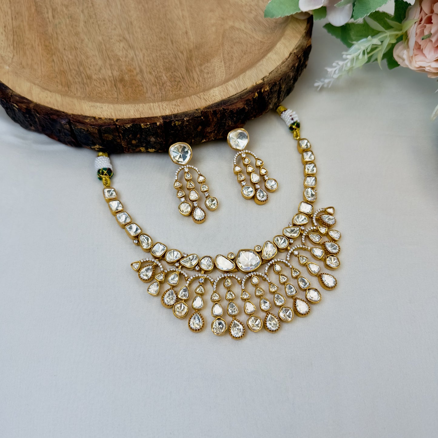 Premium Moissanite Necklace Set