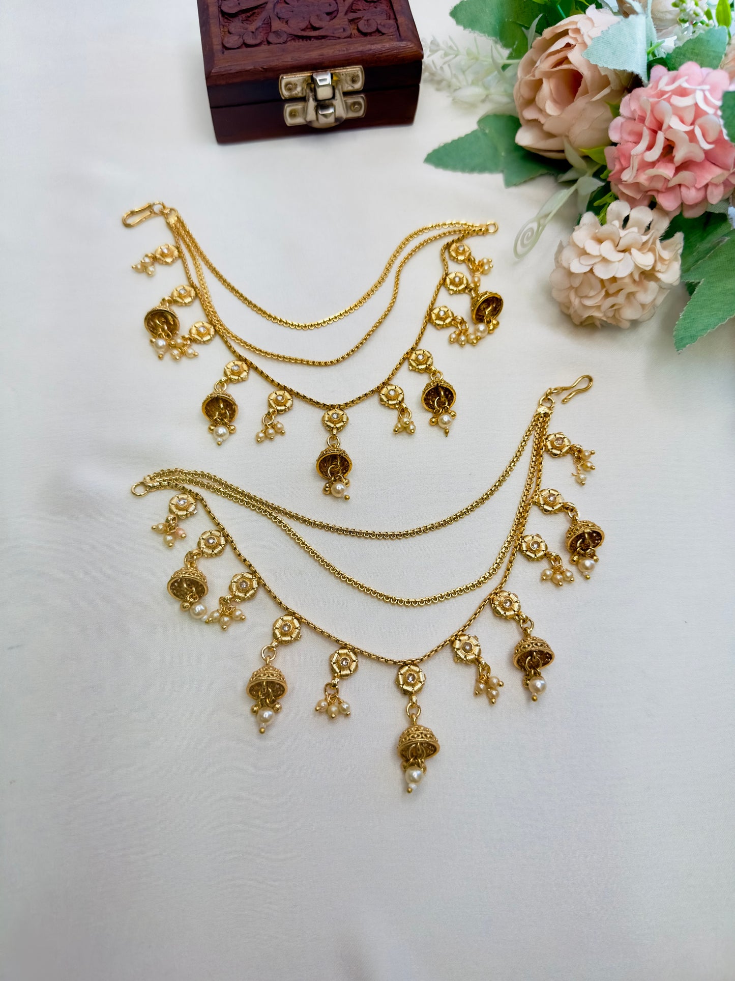 Small Jhumki Ear Chain