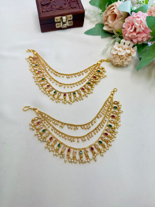 Multi Three Layer Ear chain