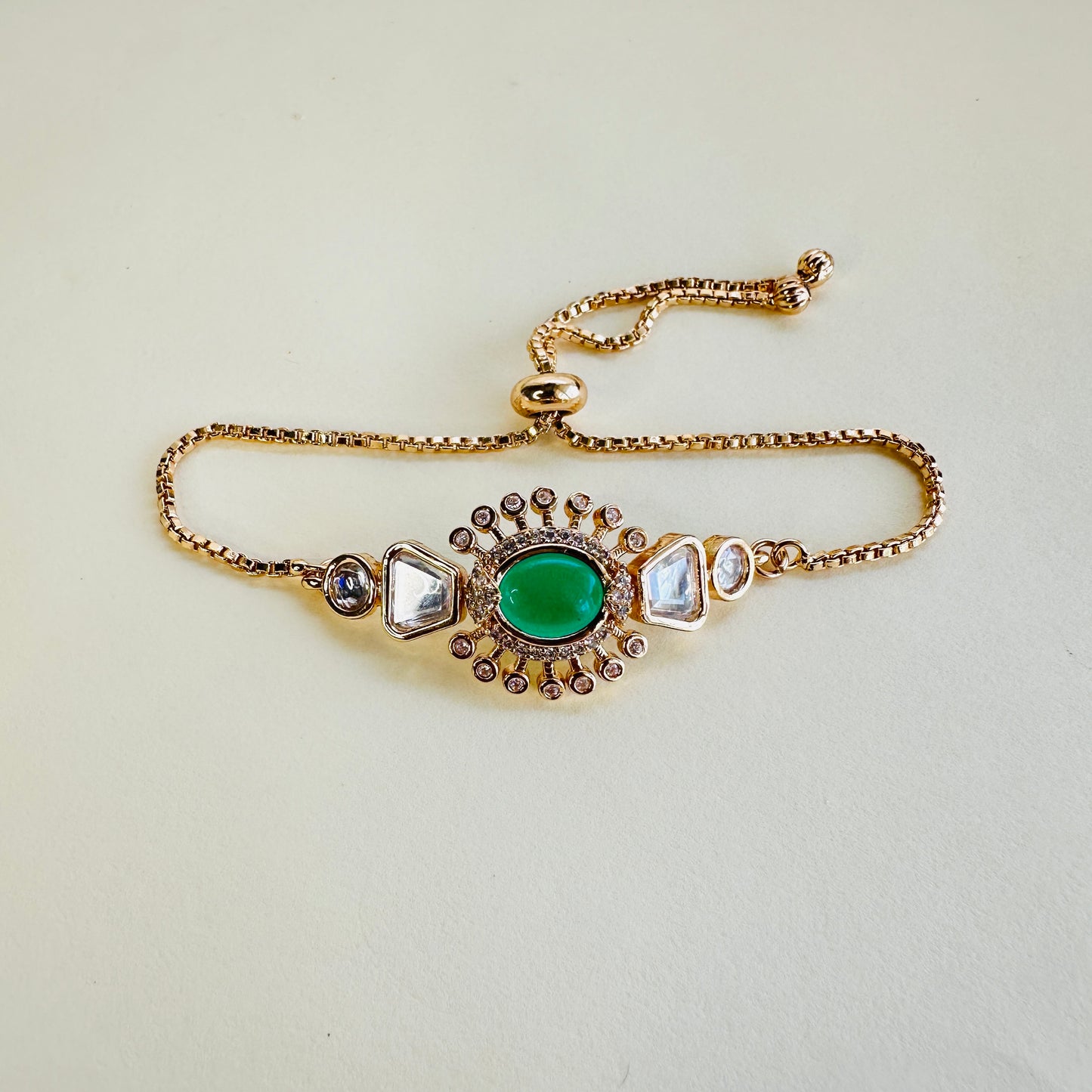 Moissanite Green Bracelet