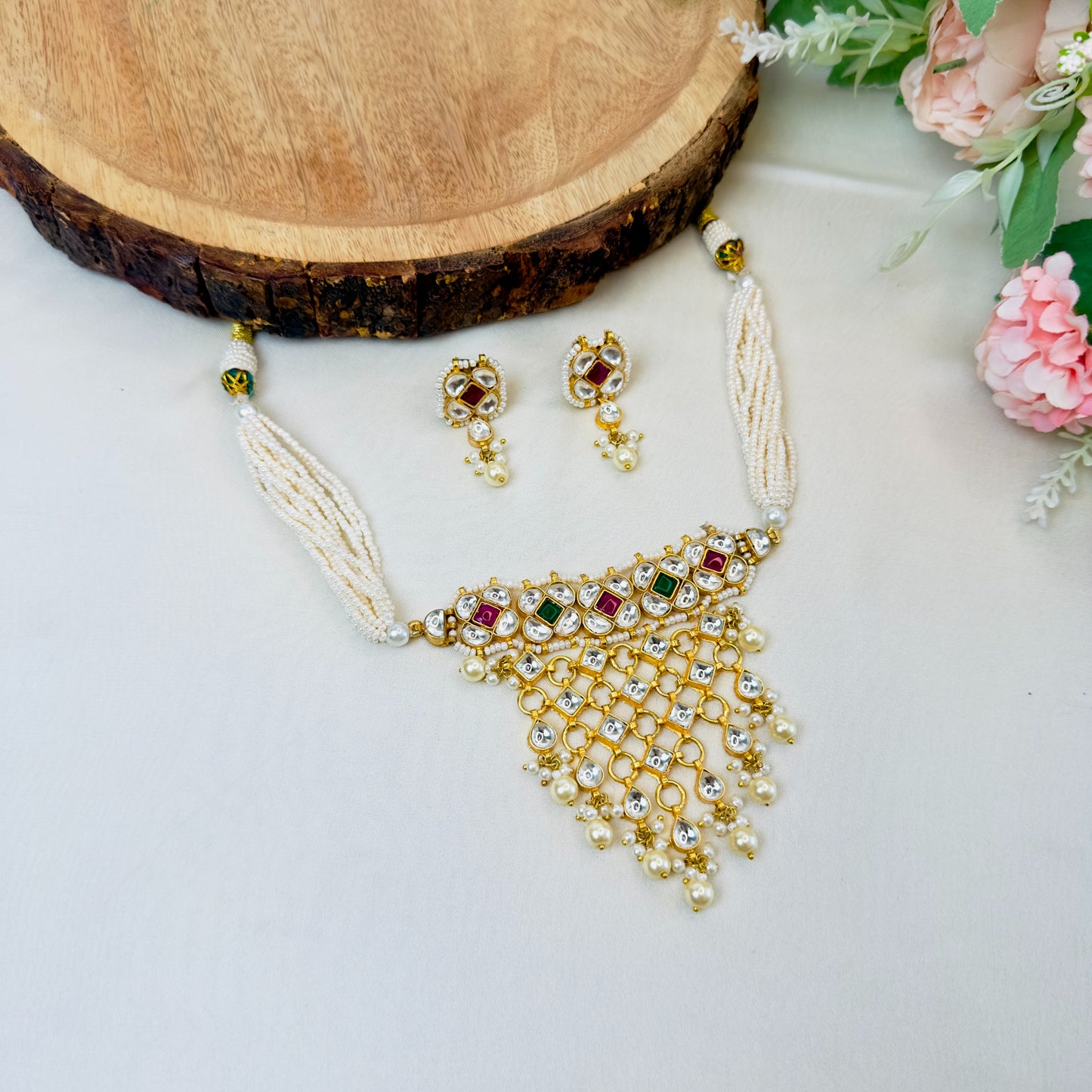 Pachi Kundan Choker Set