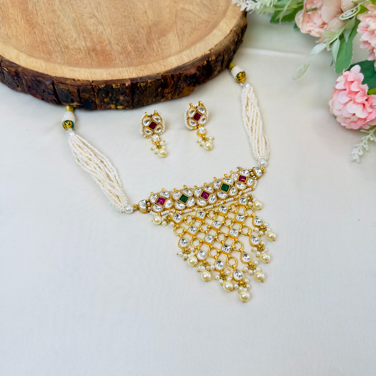 Pachi Kundan Choker Set