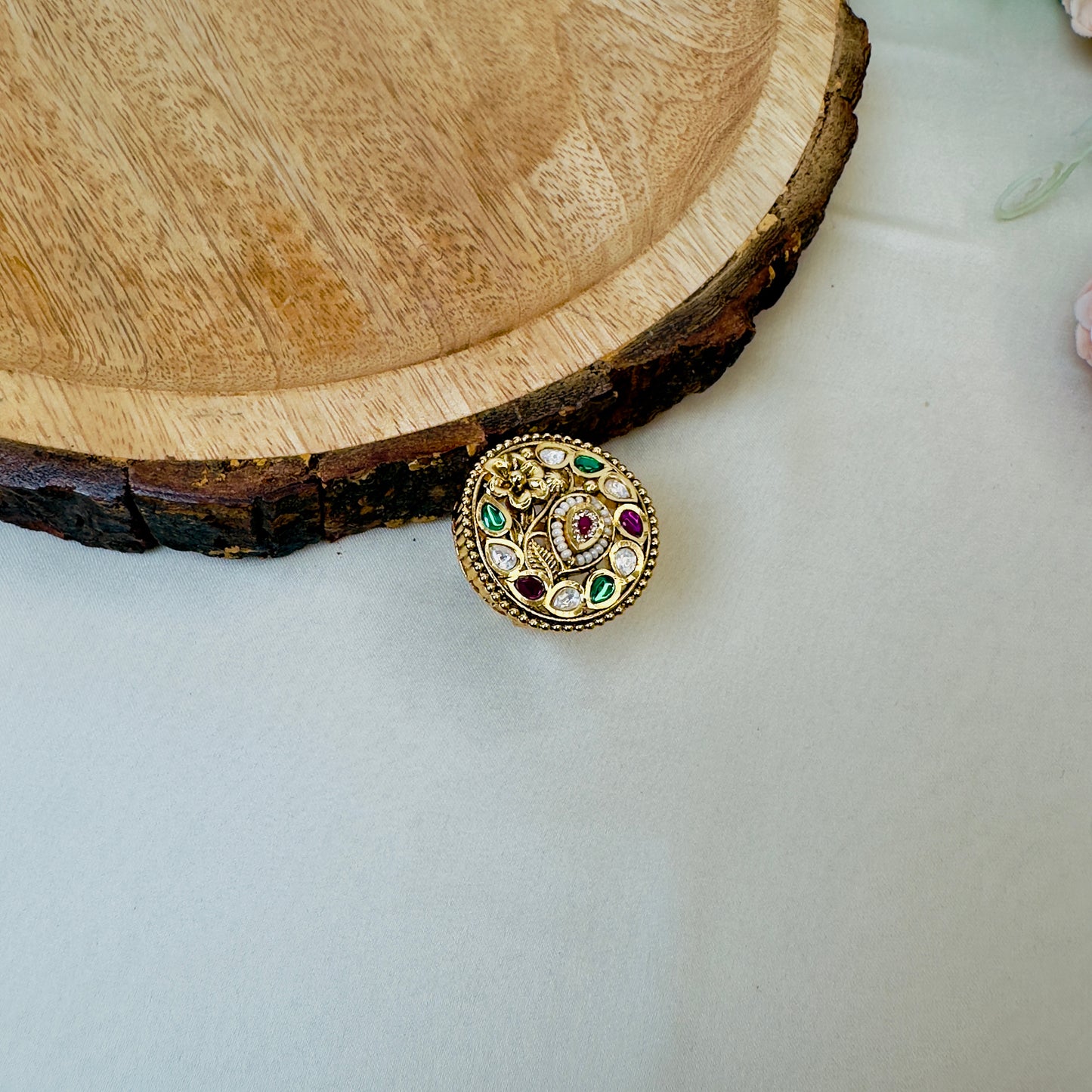 Multicolor Swarowski Stone Ring