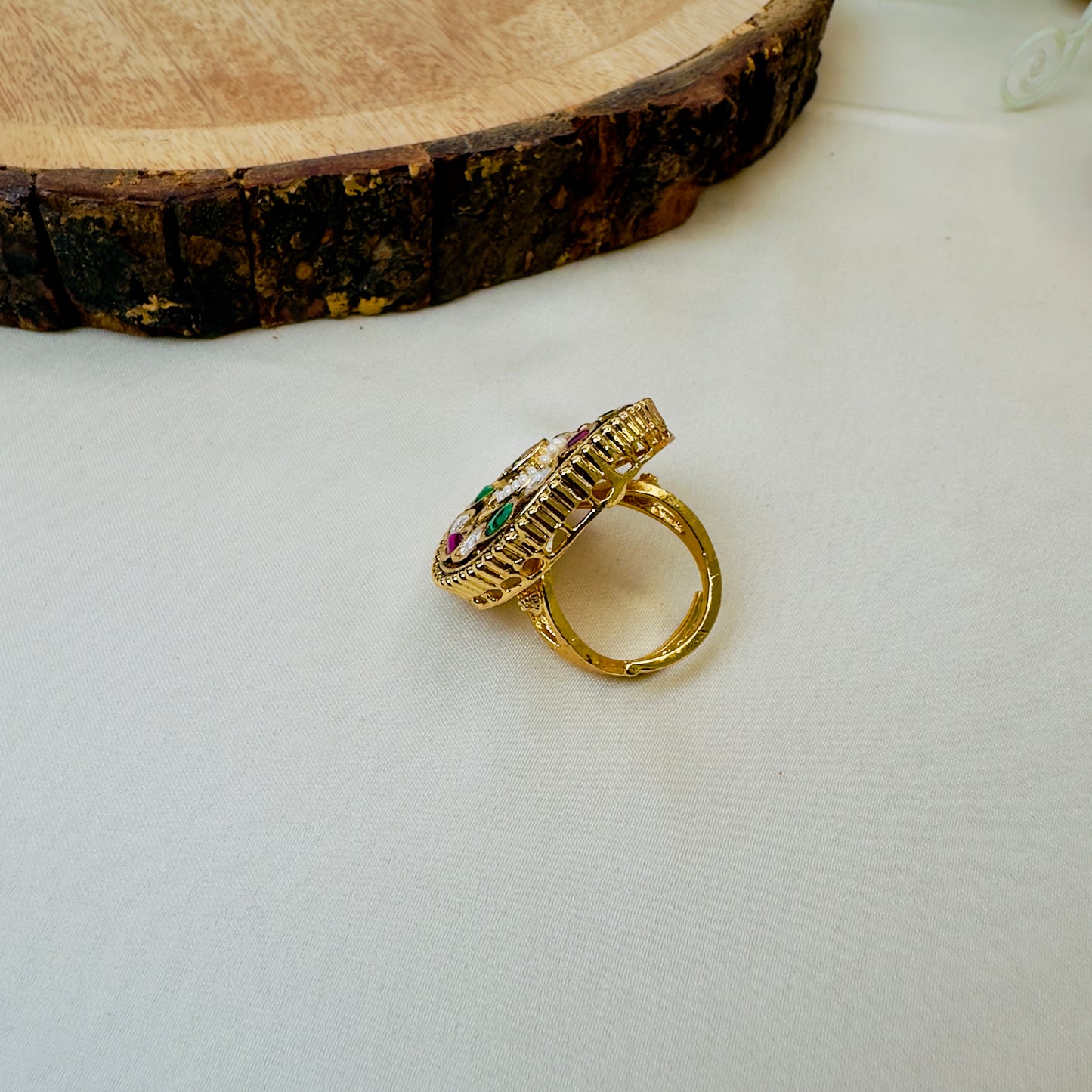 Multicolor Swarowski Stone Ring