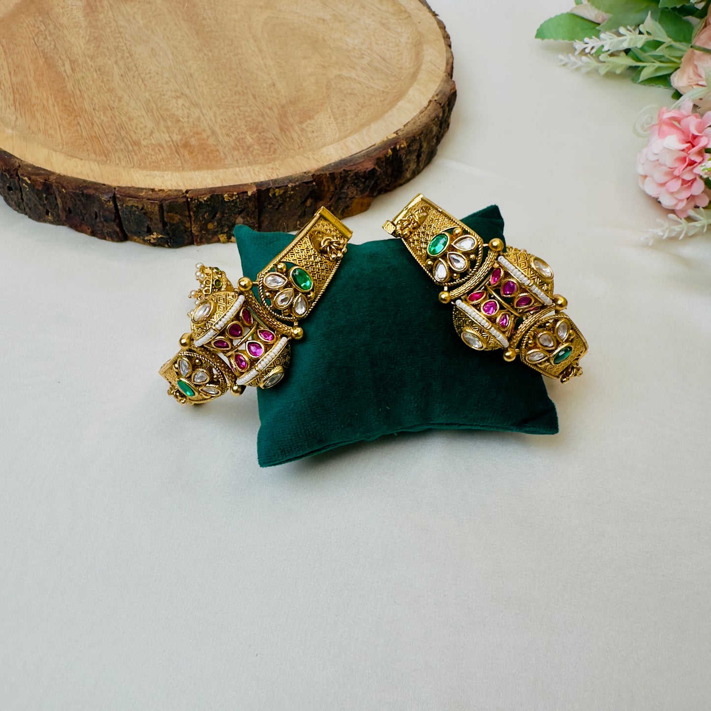 Multicolor Brass Bangles