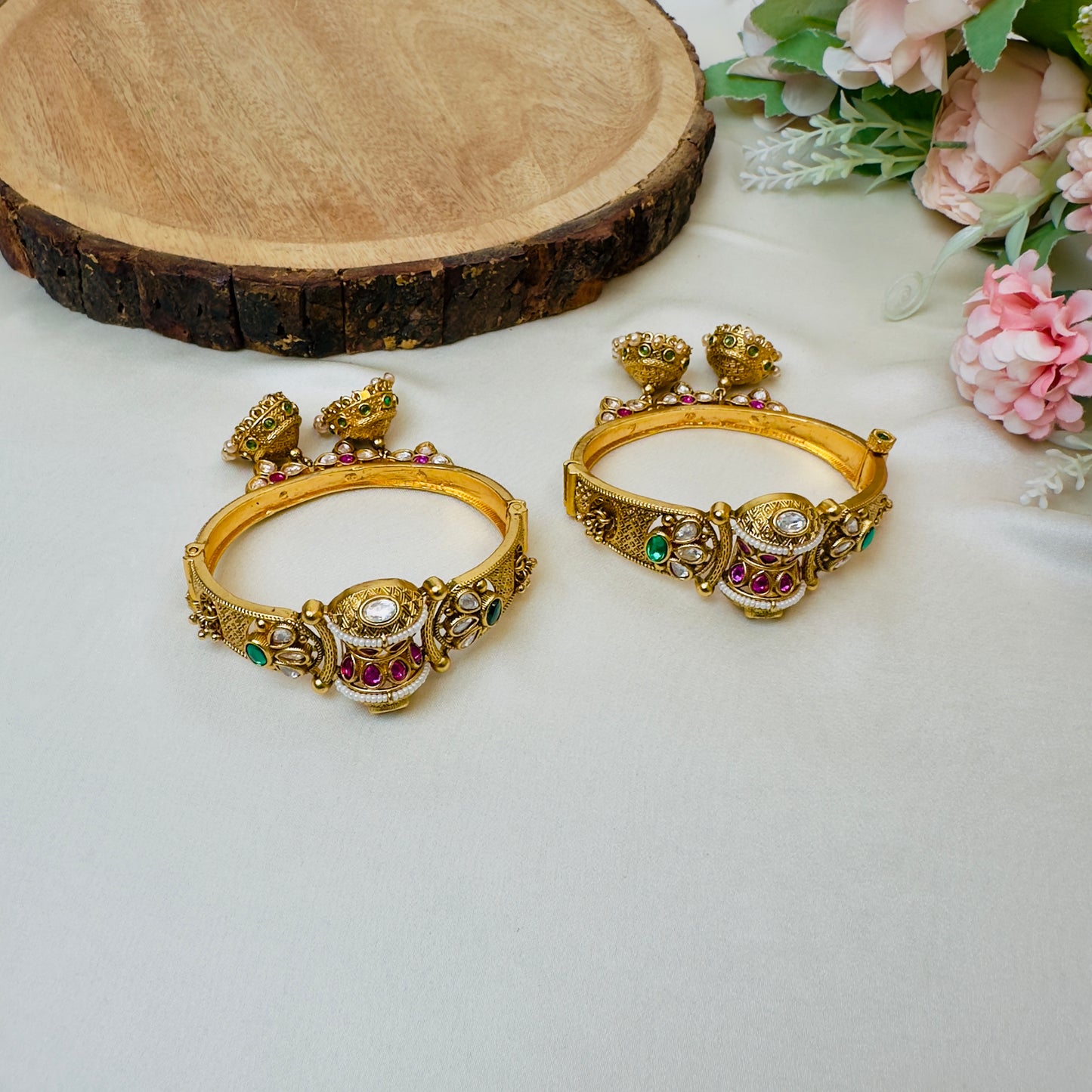 Multicolor Brass Bangles