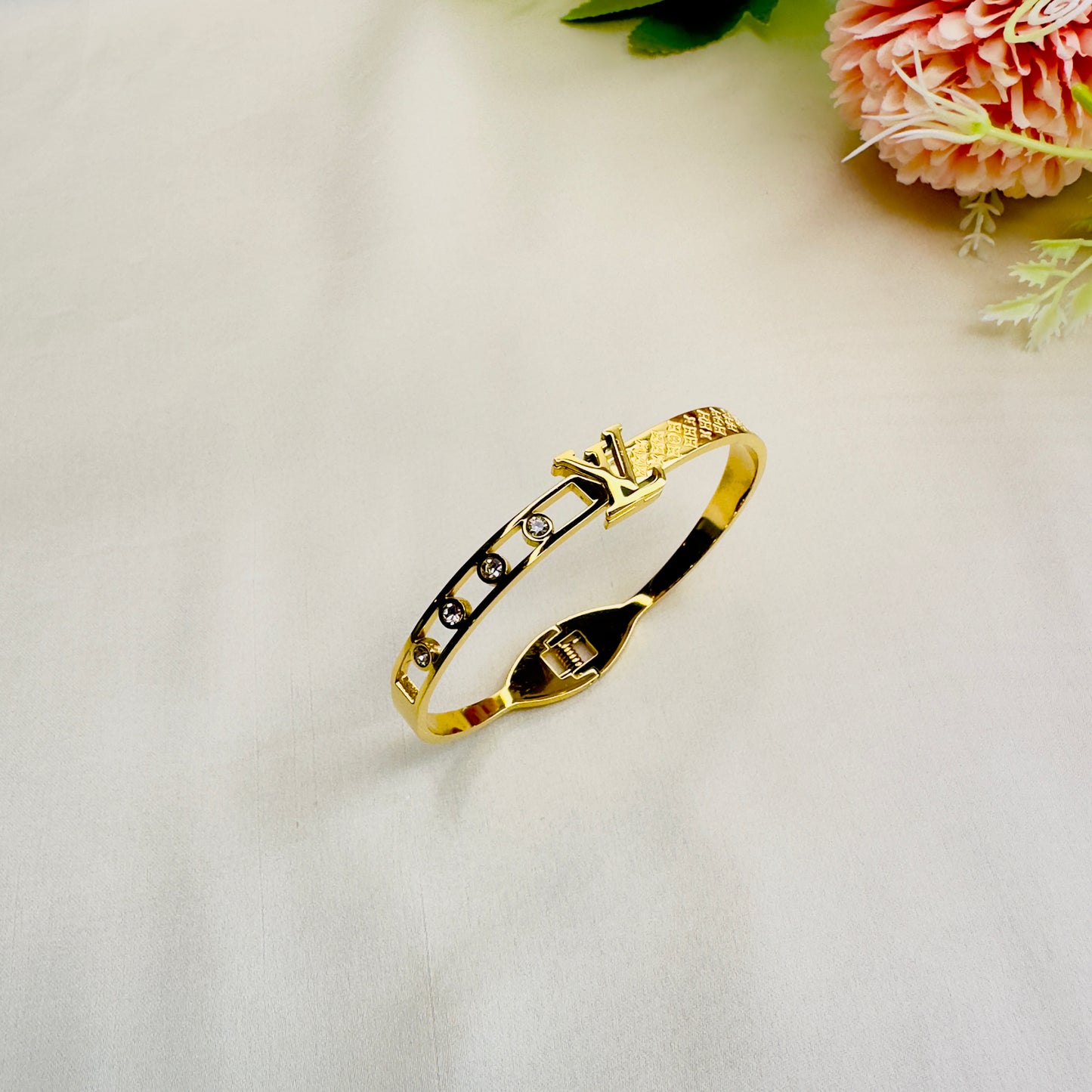 Tarnish Free Brand Inspired Bracelet