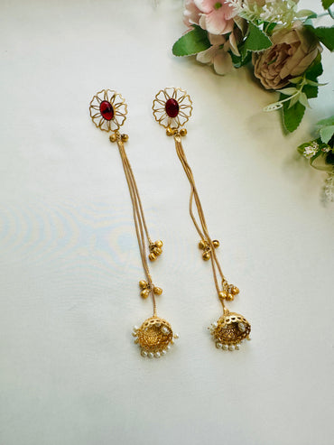 Flower stud Kashmiri Earrings